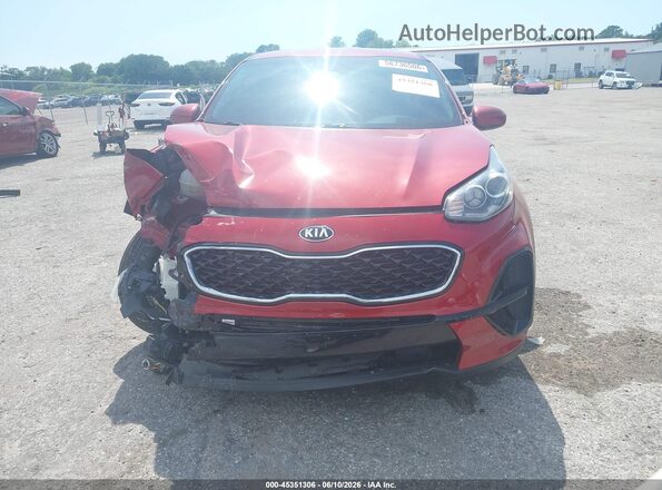 KNDPM3AC1M7912842 2021 KIA SPORTAGE Burgundy Instrument cluster view