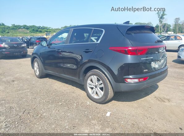 KNDPM3AC2J7347013 2018 KIA SPORTAGE Black Rear left