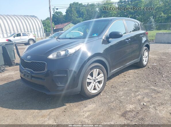 KNDPM3AC2J7347013 2018 KIA SPORTAGE Black Front left