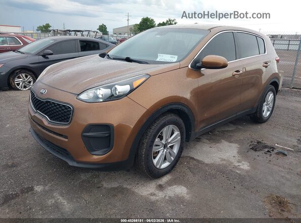 KNDPM3AC2K7593206 2019 KIA SPORTAGE Brown Front left