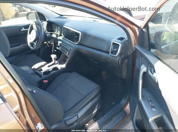KNDPM3AC2M7924479 2021 KIA SPORTAGE Orange წინა სალონის ხედი