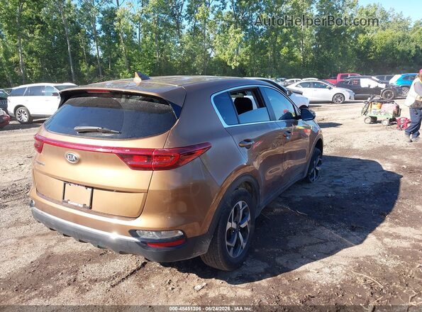 KNDPM3AC2M7924479 2021 KIA SPORTAGE Orange უკანა მარჯვენა