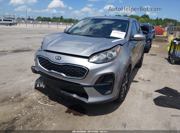 KNDPM3AC2M7941024 2021 KIA SPORTAGE Blue წინა მარცხენა ხედი სამი მეოთხედიდან