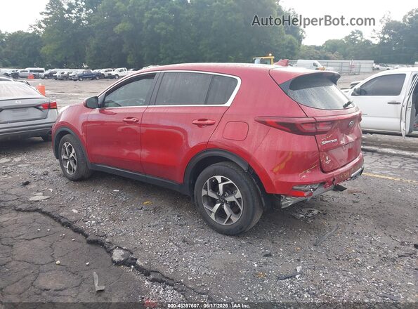 KNDPM3AC2N7025557 2022 KIA SPORTAGE Red Задня ліва чверть