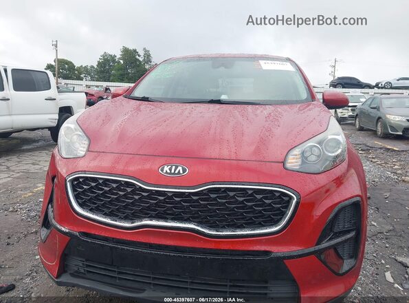 KNDPM3AC2N7025557 2022 KIA SPORTAGE Red Вид щитка приладів