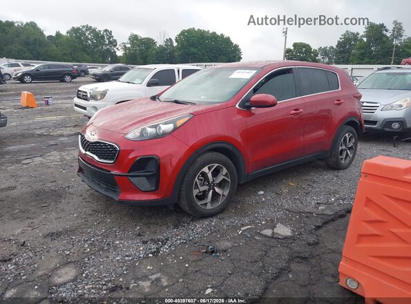 KNDPM3AC2N7025557 2022 KIA SPORTAGE Red Передня ліва чверть