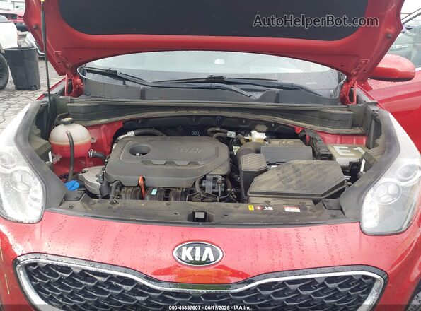 KNDPM3AC2N7025557 2022 KIA SPORTAGE Red Вид ззаду