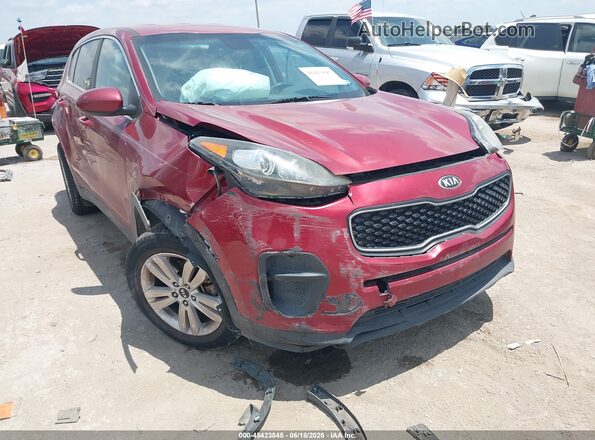 KNDPM3AC3H7050083 2017 KIA SPORTAGE Красный Вид спереди