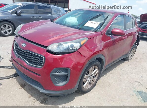 KNDPM3AC3H7050083 2017 KIA SPORTAGE Красный Передняя левая четверть