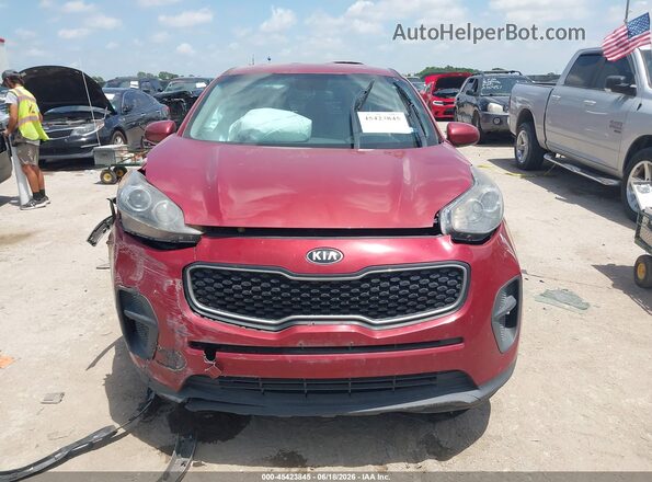 KNDPM3AC3H7050083 2017 KIA SPORTAGE Красный Вид щитка приборов
