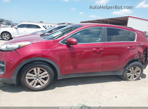 KNDPM3AC3H7050083 2017 KIA SPORTAGE Красный Панорамный вид салона 360°