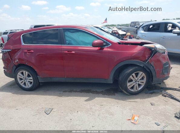 KNDPM3AC3H7050083 2017 KIA SPORTAGE Красный Вид задней части салона