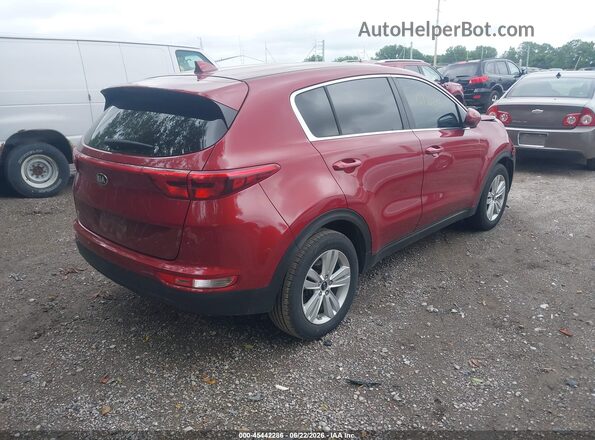 KNDPM3AC3H7070625 2017 KIA SPORTAGE Red უკანა მარჯვენა