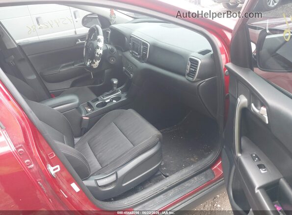 KNDPM3AC3H7070625 2017 KIA SPORTAGE Red წინა სალონის ხედი
