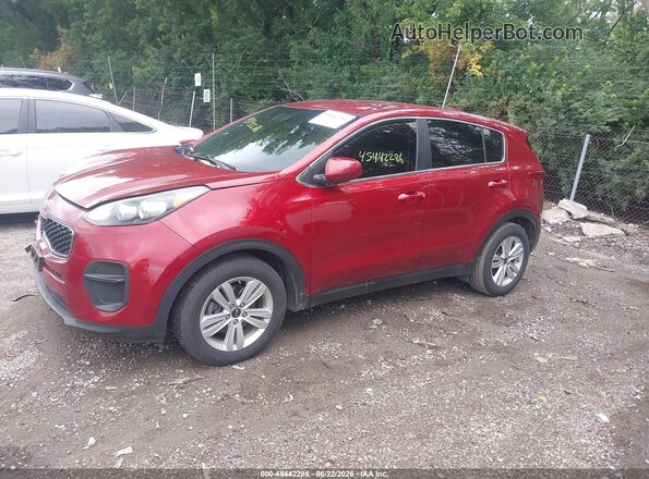 KNDPM3AC3H7070625 2017 KIA SPORTAGE Red სალონის 360-გრადუსიანი ხედი