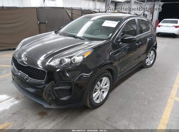 KNDPM3AC3H7170501 2017 KIA SPORTAGE Black Vista tres cuartos delantera izquierda
