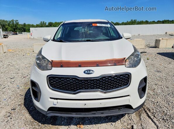 KNDPM3AC3H7233144 2017 KIA SPORTAGE White Vista frontal