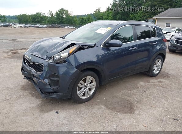 KNDPM3AC3H7282912 2017 KIA SPORTAGE Blue Vista tres cuartos delantera izquierda