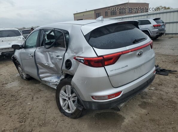 KNDPM3AC3J7338594 2018 KIA SPORTAGE Серебряный Задняя левая четверть