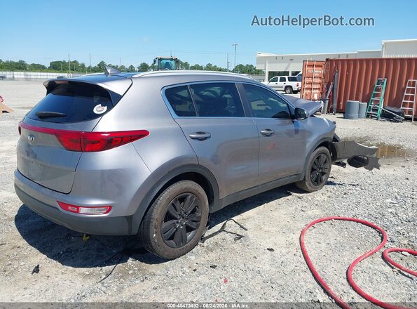 KNDPM3AC3J7344587 2018 KIA SPORTAGE Gray Задня права чверть