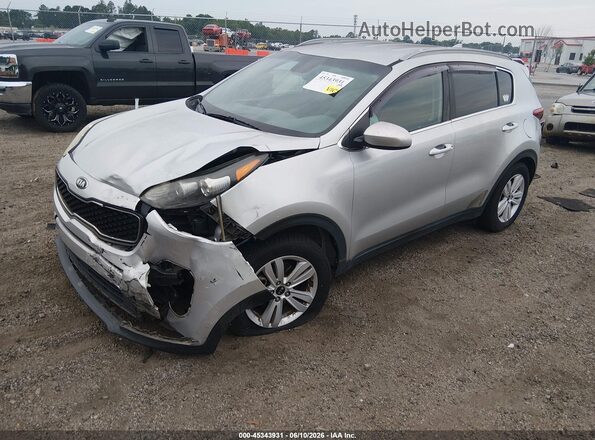 KNDPM3AC3J7413553 2018 KIA SPORTAGE Silver წინა მარცხენა ხედი სამი მეოთხედიდან