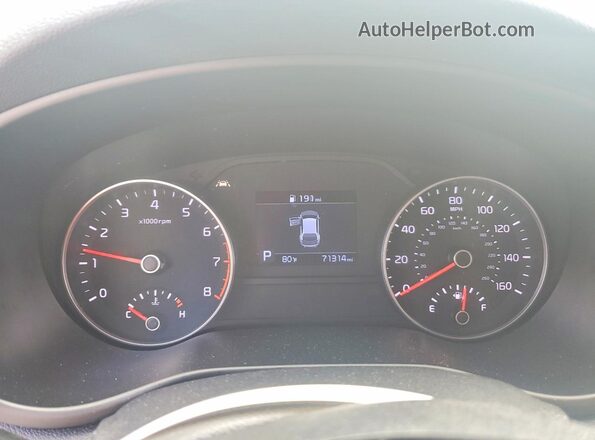 KNDPM3AC3L7656038 2020 KIA SPORTAGE White Սարքավորումների վահանակի տեսք