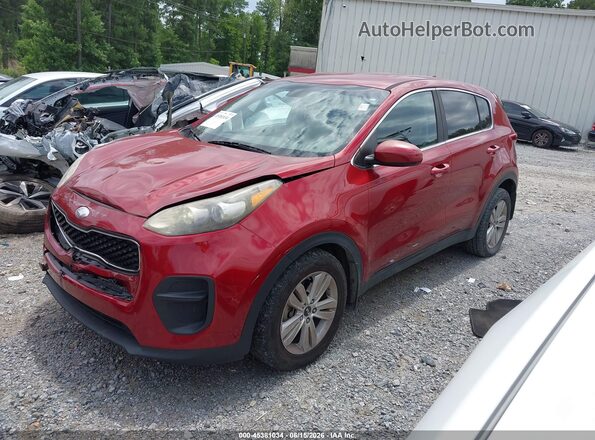 KNDPM3AC4H7159006 2017 KIA SPORTAGE Red Front left