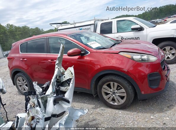 KNDPM3AC4H7159006 2017 KIA SPORTAGE Red Instrument cluster view