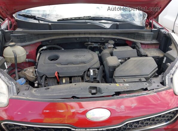 KNDPM3AC4H7159006 2017 KIA SPORTAGE Red Rear view