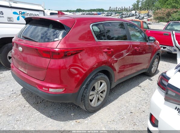 KNDPM3AC4H7159006 2017 KIA SPORTAGE Red Rear right