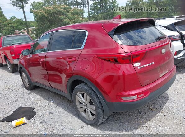 KNDPM3AC4H7159006 2017 KIA SPORTAGE Red Rear interior view