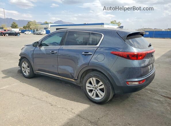 KNDPM3AC4J7318662 2018 KIA SPORTAGE Blue Հետևի ձախ