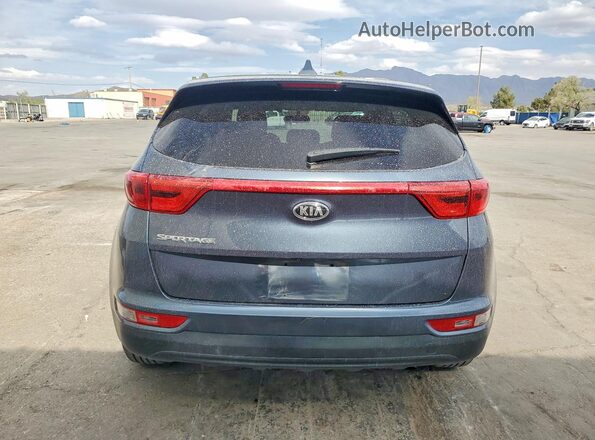 KNDPM3AC4J7318662 2018 KIA SPORTAGE Blue Հետևի տեսք