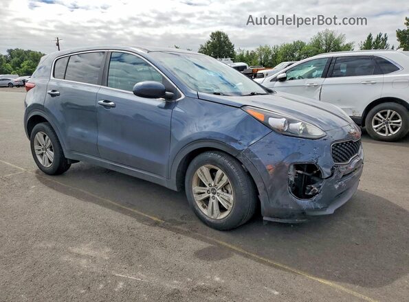 KNDPM3AC4J7337650 2018 KIA SPORTAGE Gray Front right