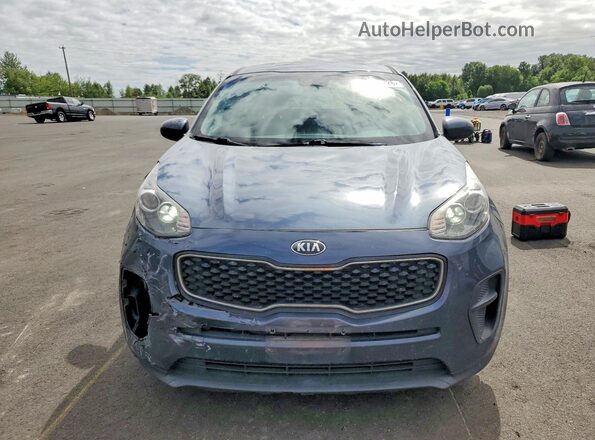 KNDPM3AC4J7337650 2018 KIA SPORTAGE Gray Front view