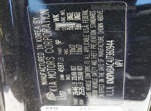 KNDPM3AC4J7360944 2018 KIA SPORTAGE Charcoal 