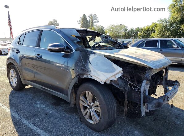 KNDPM3AC4J7412475 2018 KIA SPORTAGE Угольный Передняя правая четверть
