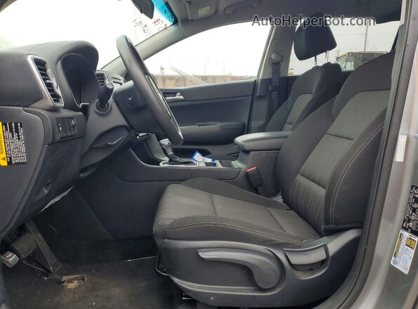 KNDPM3AC4K7624701 2019 KIA SPORTAGE Gray წინა სალონის ხედი