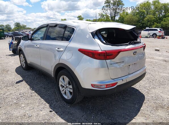 KNDPM3AC5J7480476 2018 KIA SPORTAGE Silver Задня ліва чверть
