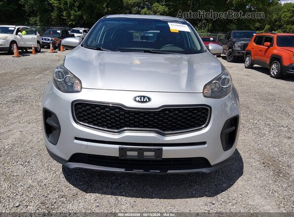 KNDPM3AC5J7480476 2018 KIA SPORTAGE Silver Вид щитка приладів
