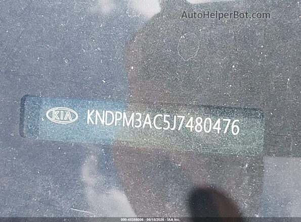 KNDPM3AC5J7480476 2018 KIA SPORTAGE Silver Вид підкапотного простору
