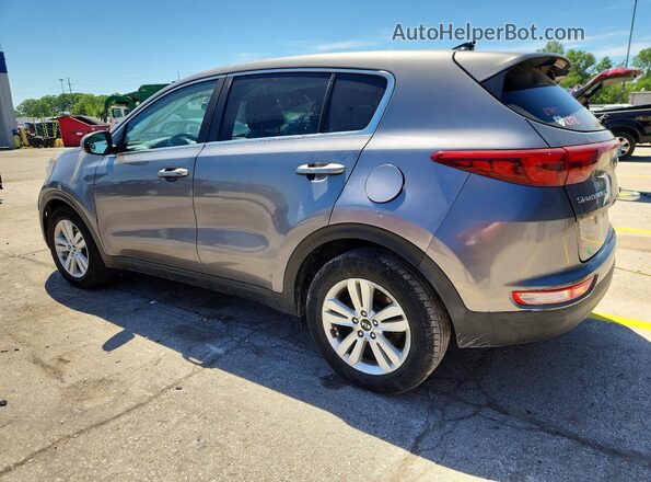 KNDPM3AC5J7482115 2018 KIA SPORTAGE Silver Trasero izquierdo
