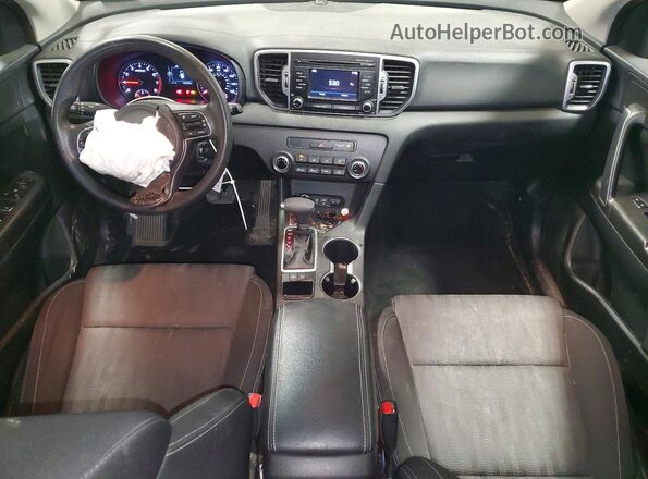 KNDPM3AC5K7548194 2019 KIA SPORTAGE White Առջևի վահանակի տեսք