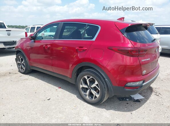 KNDPM3AC5M7843833 2021 KIA SPORTAGE Burgundy უკანა მარცხენა