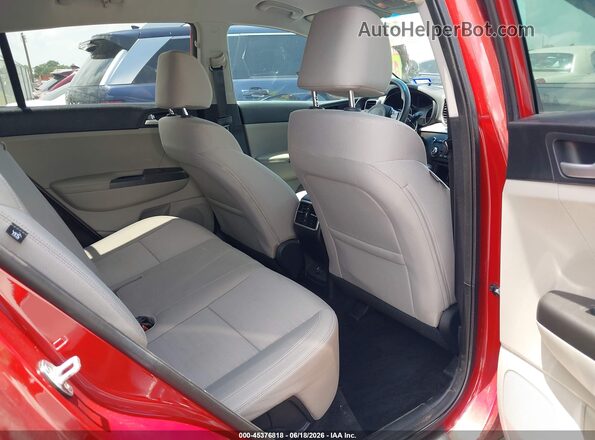 KNDPM3AC5M7843833 2021 KIA SPORTAGE Burgundy VIN კოდის სტიკერის ხედი
