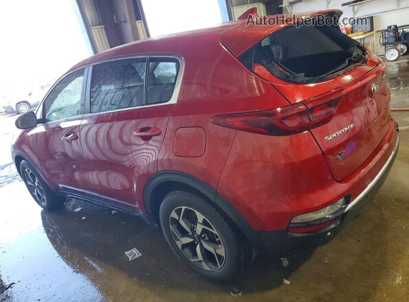 KNDPM3AC5M7867436 2021 KIA SPORTAGE Burgundy Rear left