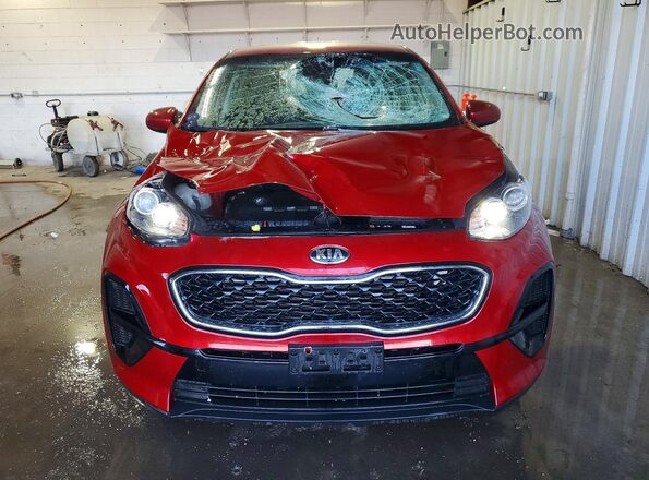 KNDPM3AC5M7867436 2021 KIA SPORTAGE Burgundy Front view