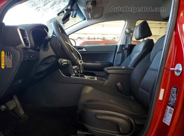 KNDPM3AC5M7867436 2021 KIA SPORTAGE Burgundy Front interior view