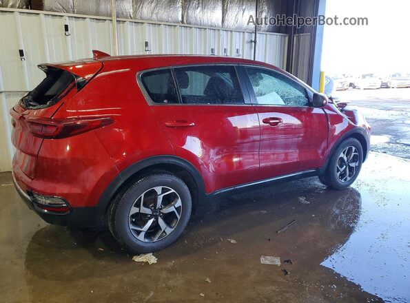 KNDPM3AC5M7867436 2021 KIA SPORTAGE Burgundy Rear right