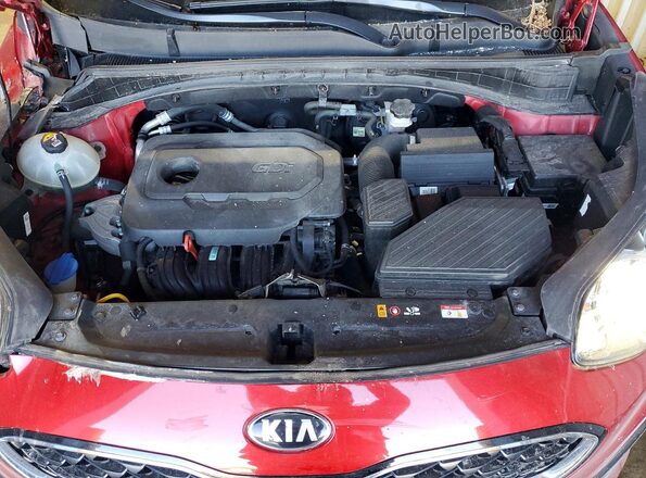 KNDPM3AC5M7867436 2021 KIA SPORTAGE Burgundy Engine compartment view